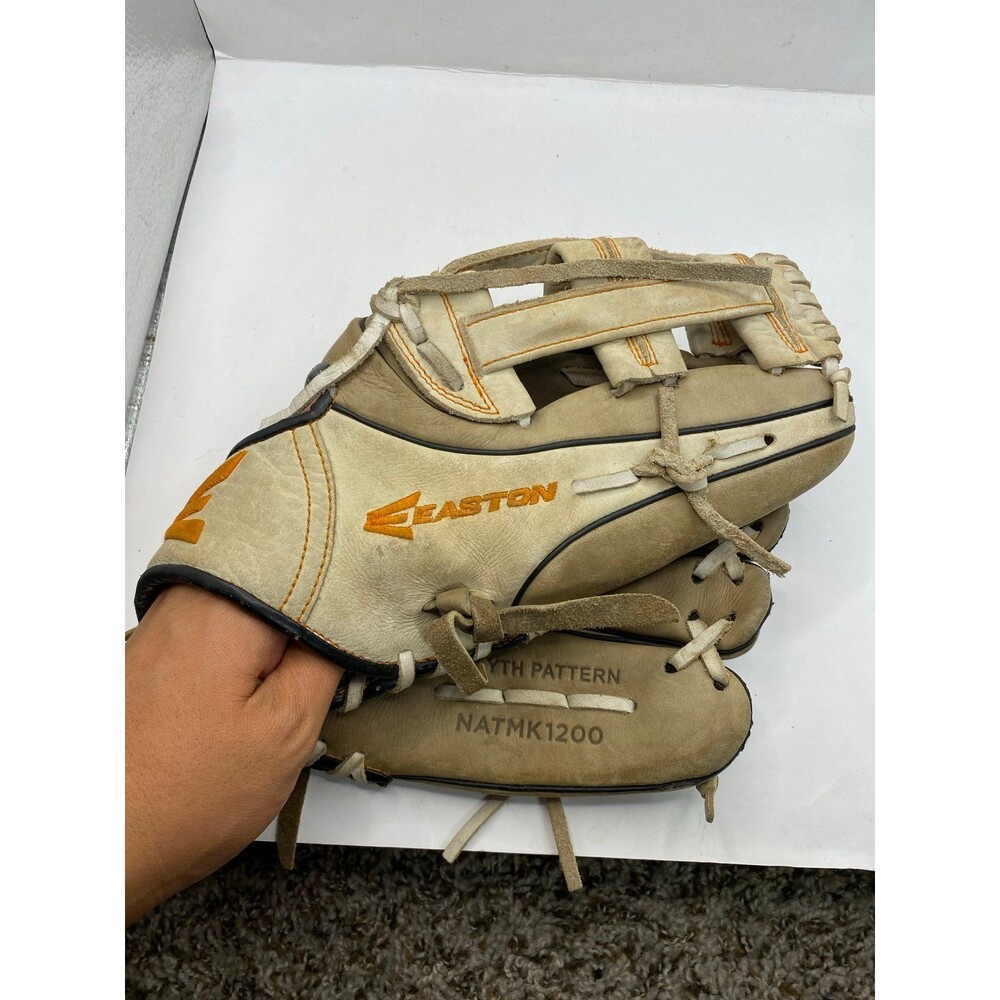 Easton 12” Youth Baseball Glove Genuine Steer Hide - NATMK 1200 | Pro Steer Hide